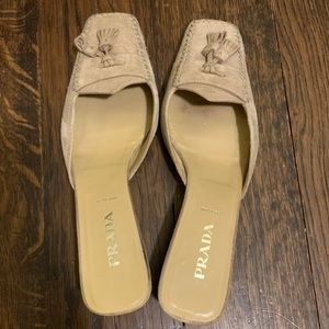 Prada Medium Heel Mule